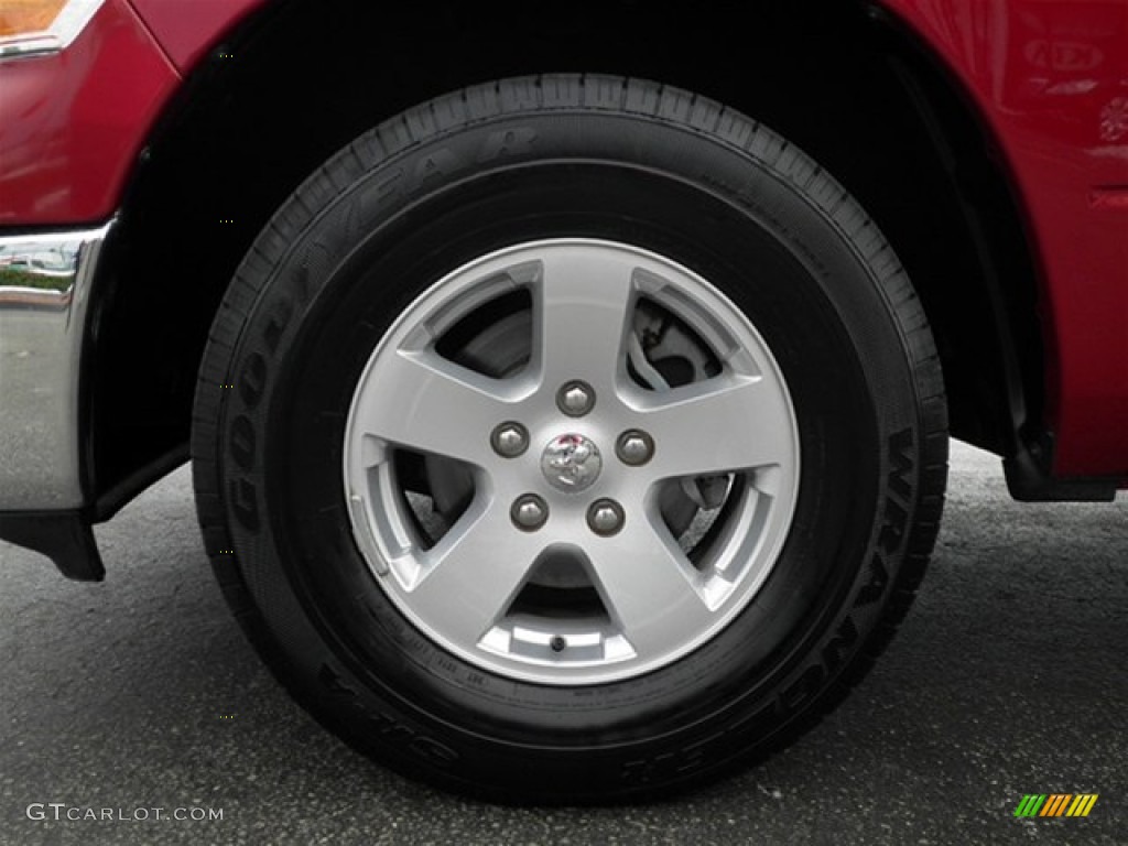 2010 Ram 1500 SLT Quad Cab - Inferno Red Crystal Pearl / Dark Slate/Medium Graystone photo #40
