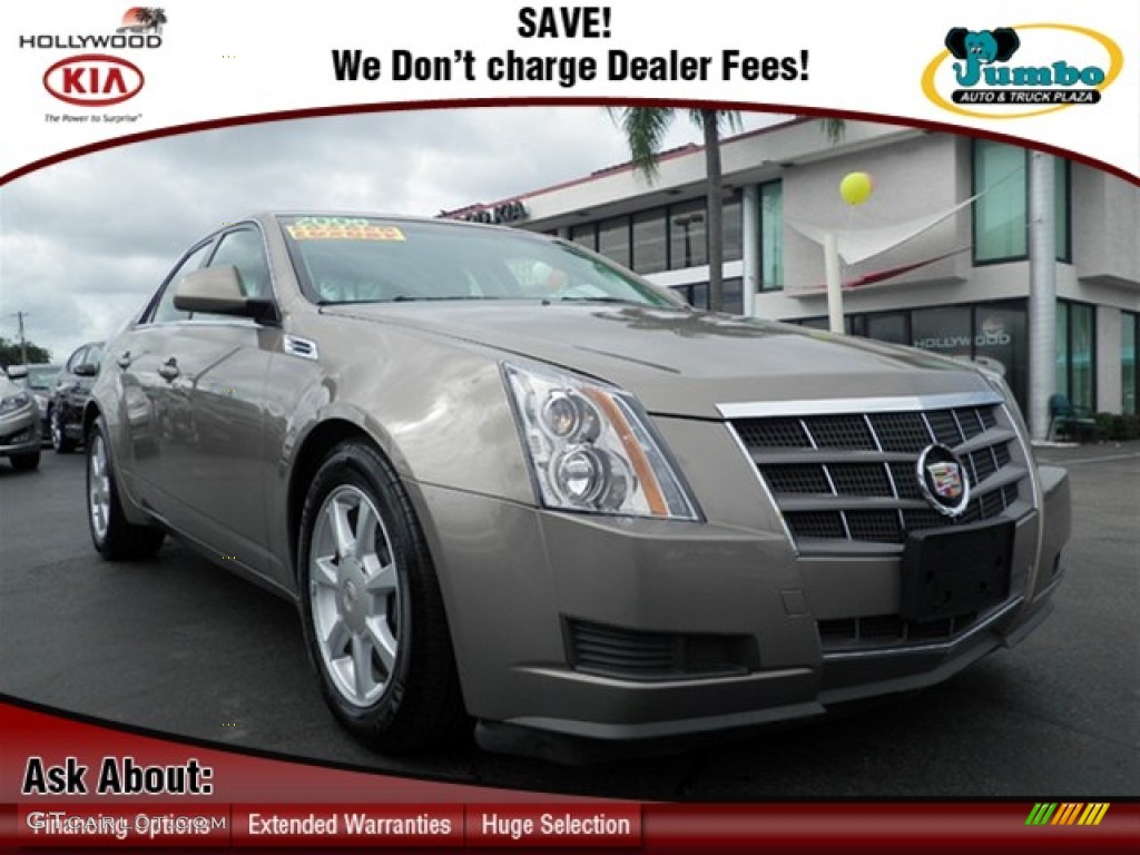 2008 CTS 4 AWD Sedan - Radiant Bronze / Ebony photo #1