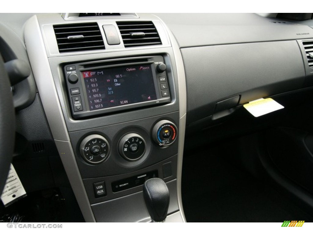 2013 Corolla S - Super White / Dark Charcoal photo #6