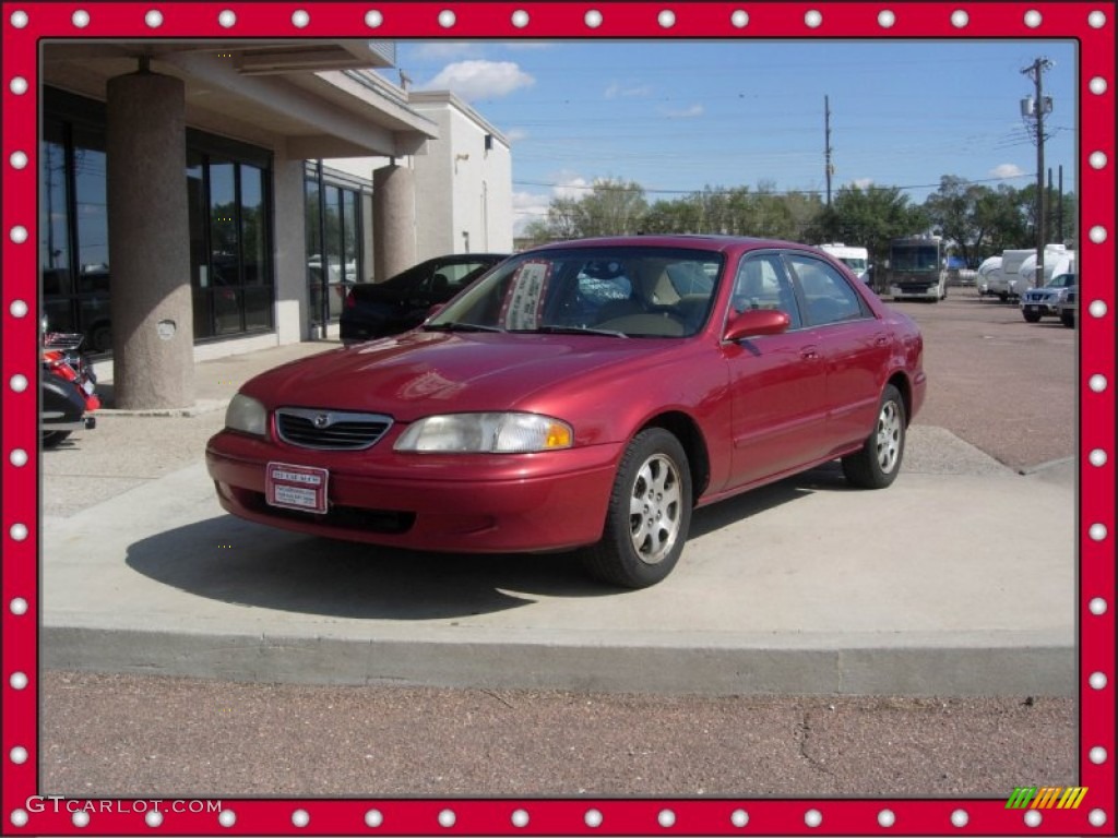 1999 626 ES V6 - Sedona Red Mica / Beige photo #1