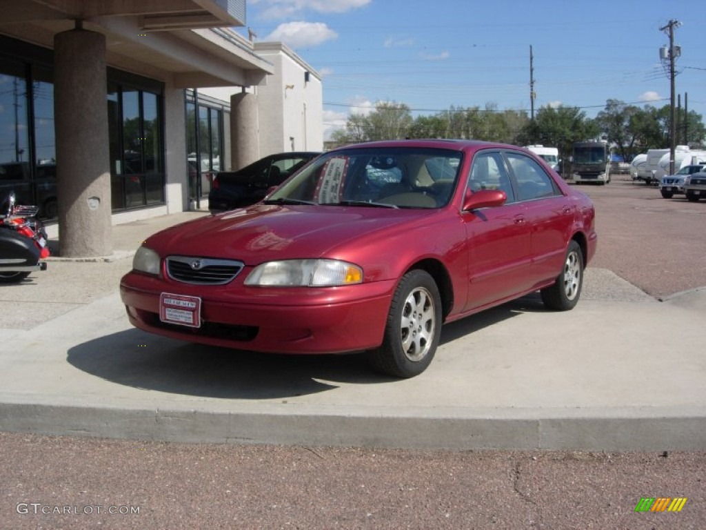 1999 626 ES V6 - Sedona Red Mica / Beige photo #2