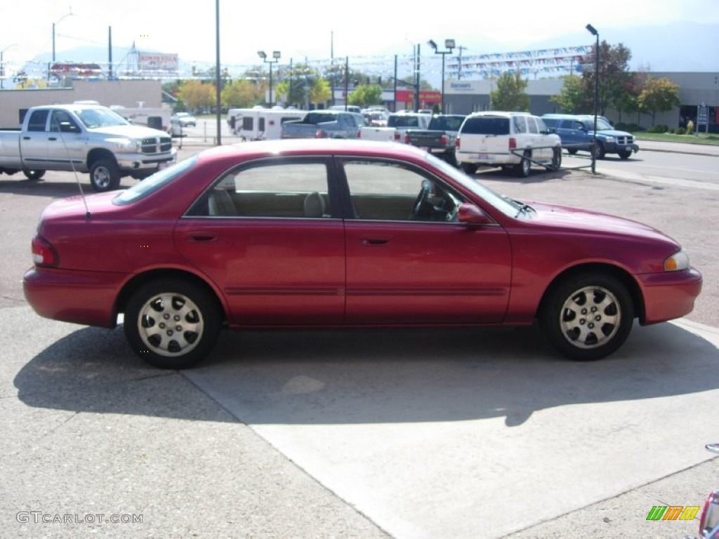 1999 626 ES V6 - Sedona Red Mica / Beige photo #8