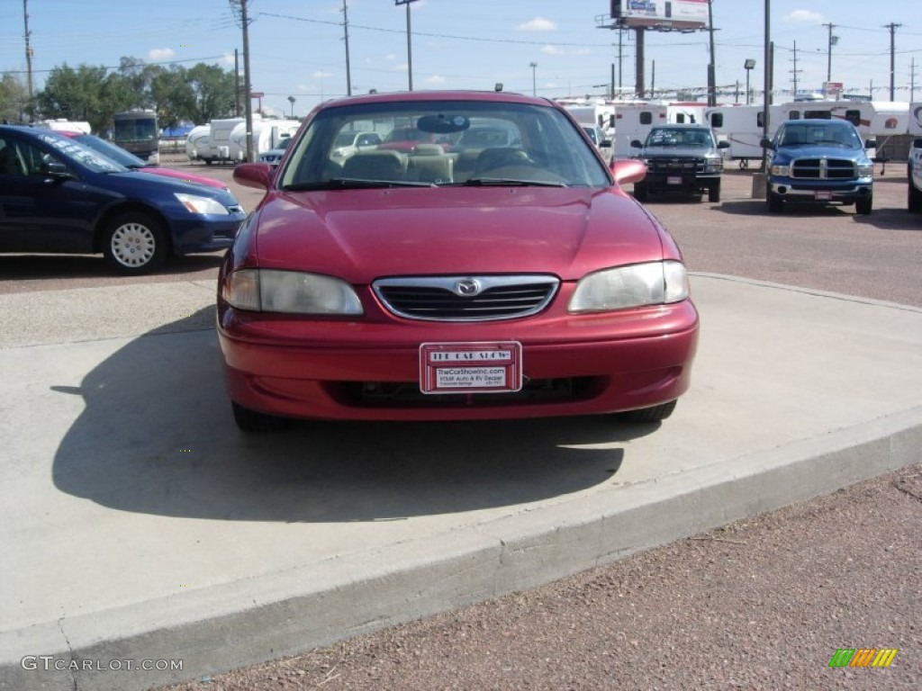 1999 626 ES V6 - Sedona Red Mica / Beige photo #10