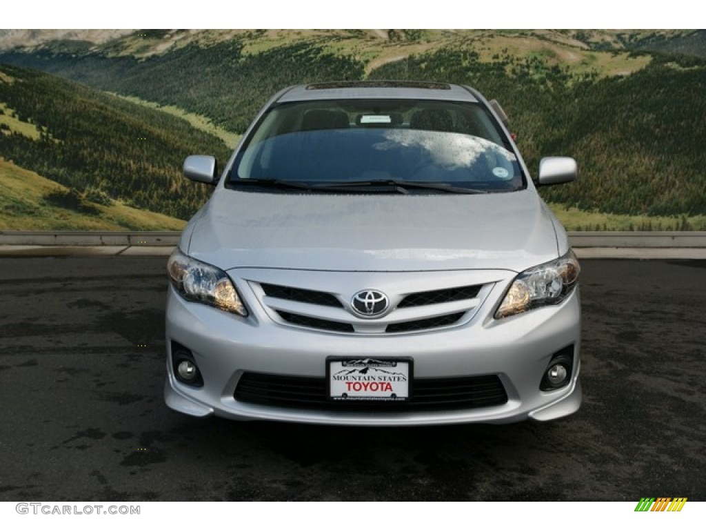 2013 Corolla S - Classic Silver Metallic / Dark Charcoal photo #3