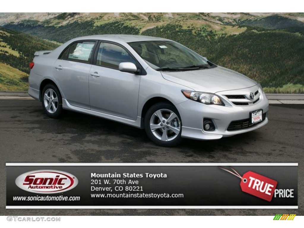 Classic Silver Metallic Toyota Corolla