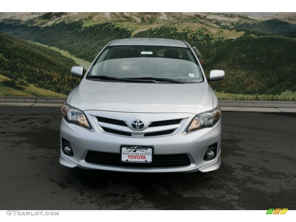 2013 Corolla S - Classic Silver Metallic / Dark Charcoal photo #3