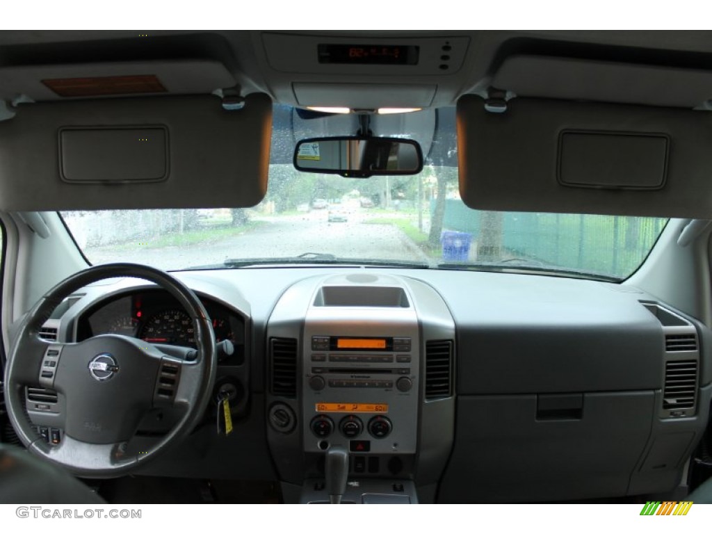 2006 Titan LE King Cab 4x4 - Deep Water Blue / Steel Gray photo #71