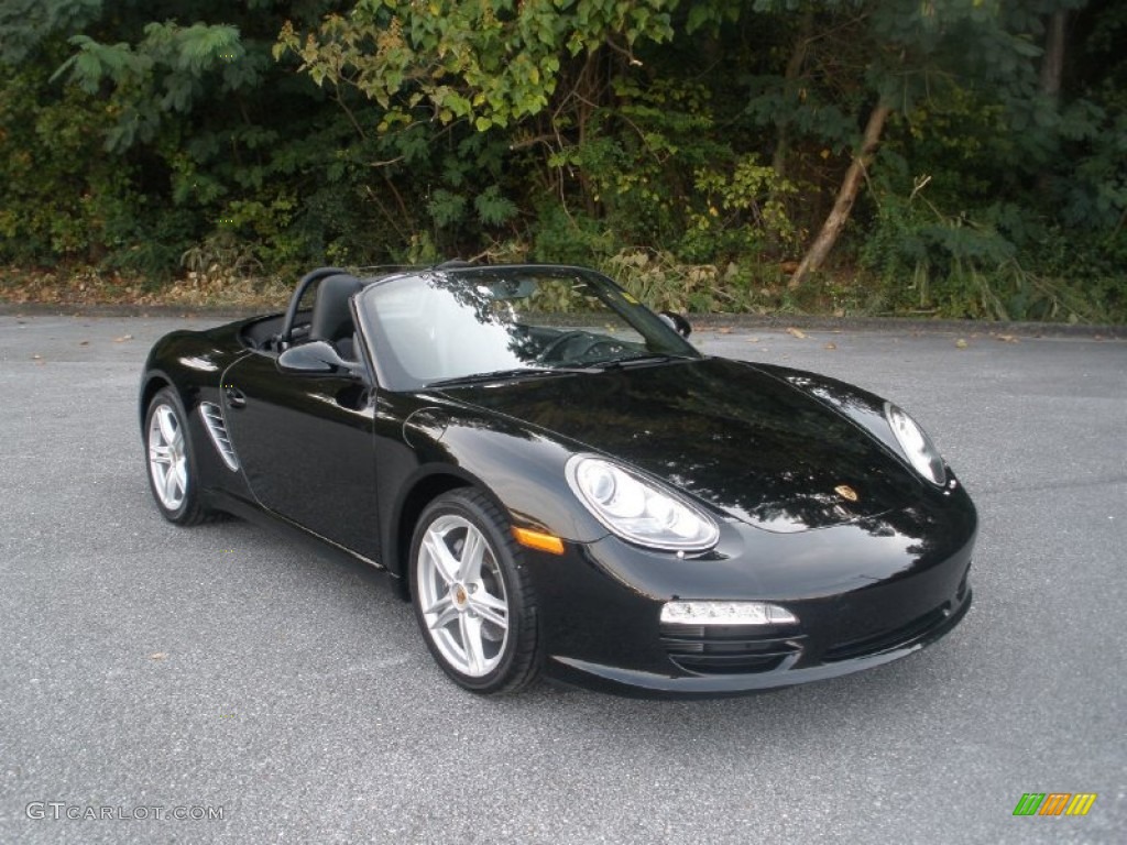 Black 2009 Porsche Boxster Standard Boxster Model Exterior Photo #71474474