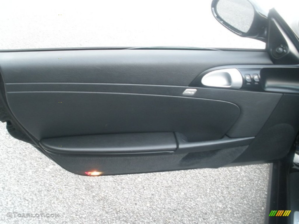 2009 Porsche Boxster Standard Boxster Model Black Door Panel Photo #71474618