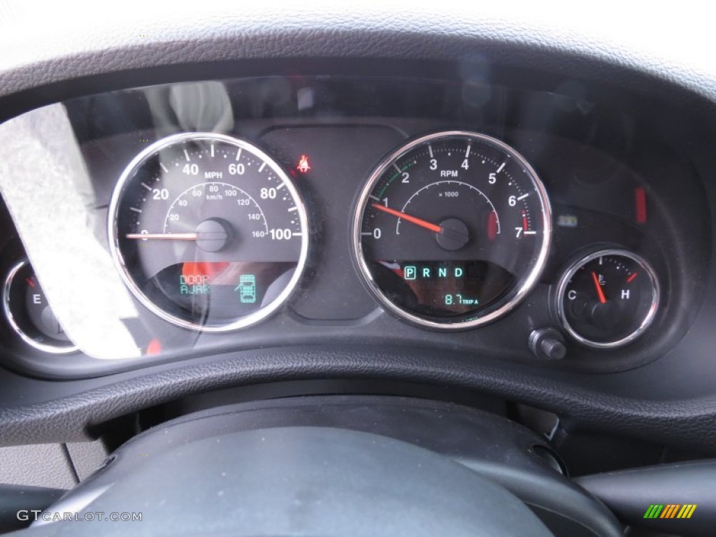 2013 Jeep Wrangler Sahara 4x4 Gauges Photo #71474732