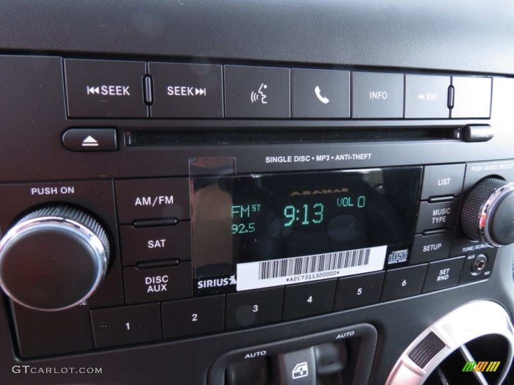 2013 Jeep Wrangler Sahara 4x4 Audio System Photo #71474744