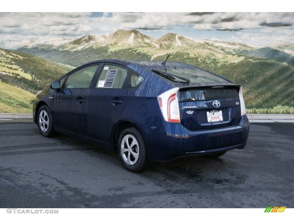 2012 Prius 3rd Gen Two Hybrid - Nautical Blue Metallic / Misty Gray photo #2