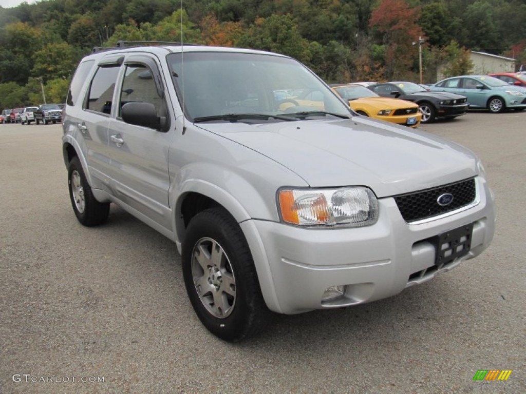 2003 Escape Limited 4WD - Satin Silver Metallic / Ebony Black photo #5