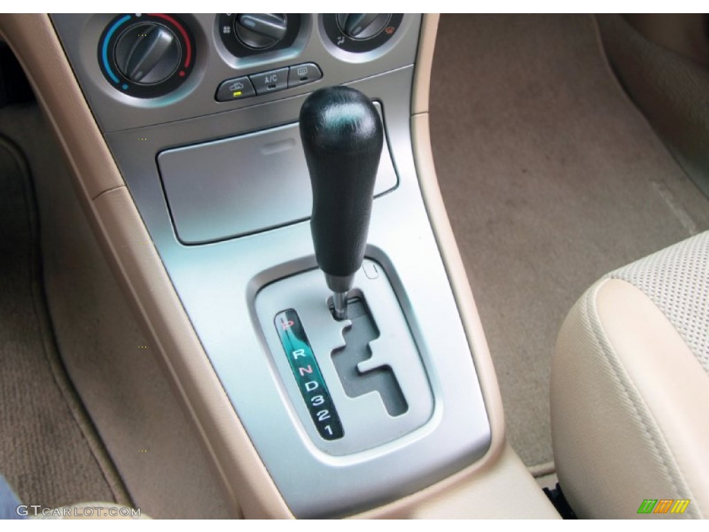 2005 Forester 2.5 X - Woodland Green Pearl / Beige photo #14