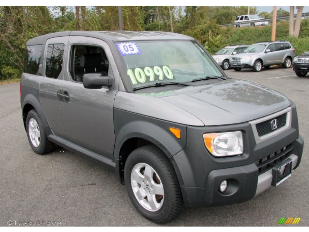 2005 Element EX AWD - Magnesium Metallic / Black/Gray photo #3