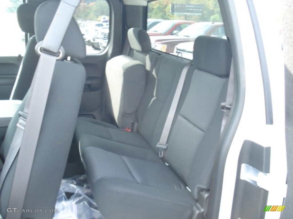 2013 Sierra 1500 SLE Extended Cab 4x4 - Summit White / Ebony photo #13