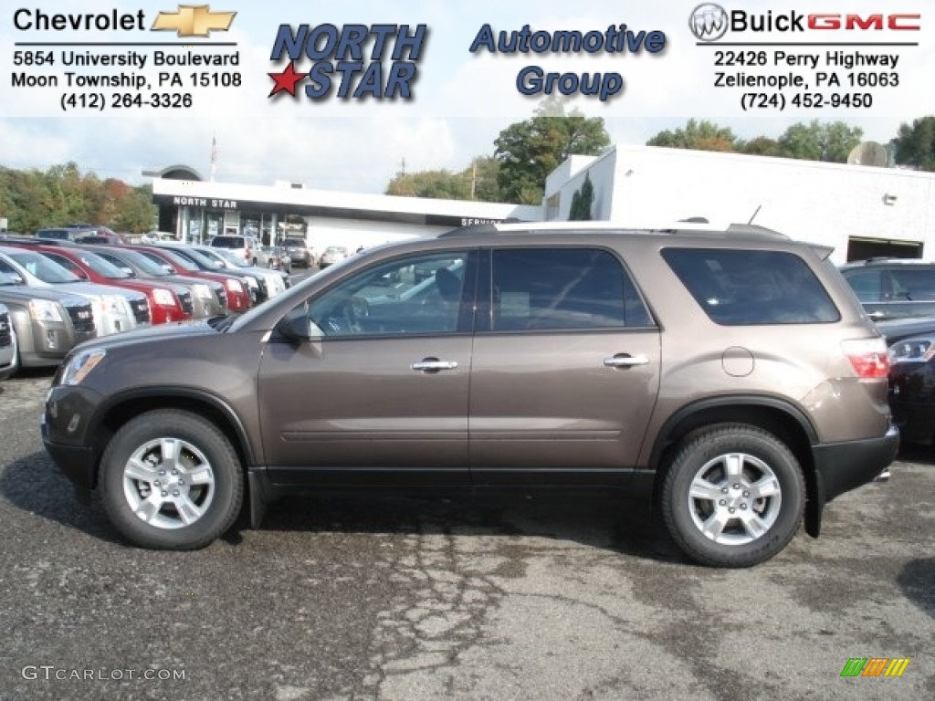 2012 Acadia SL - Medium Brown Metallic / Ebony photo #1