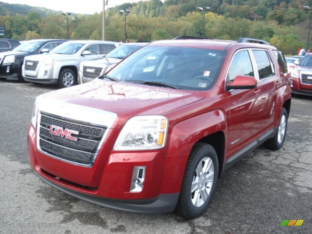 Crystal Red Tintcoat 2013 GMC Terrain SLE AWD Exterior Photo #71479430