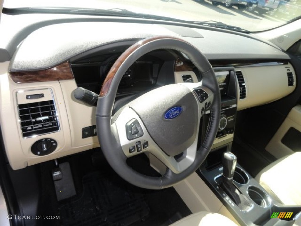 2013 Ford Flex Limited EcoBoost AWD Dune Dashboard Photo #71479985