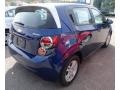 2012 Blue Topaz Metallic Chevrolet Sonic LS Hatch  photo #2