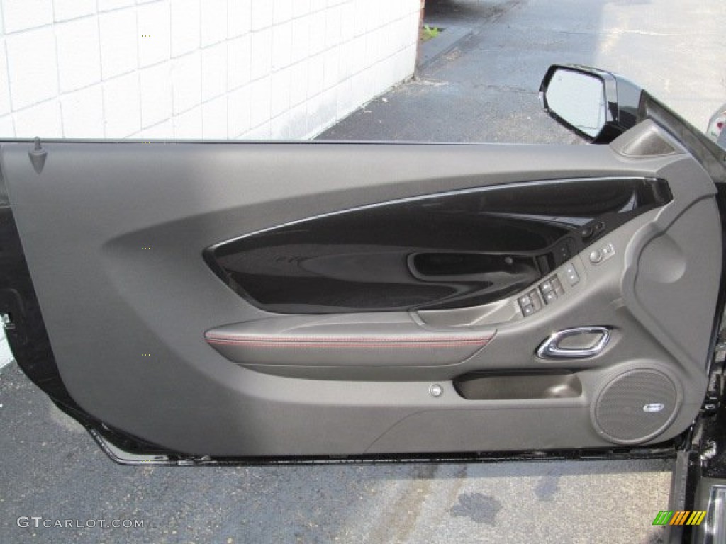 2013 Chevrolet Camaro ZL1 Convertible Black Door Panel Photo #71480825