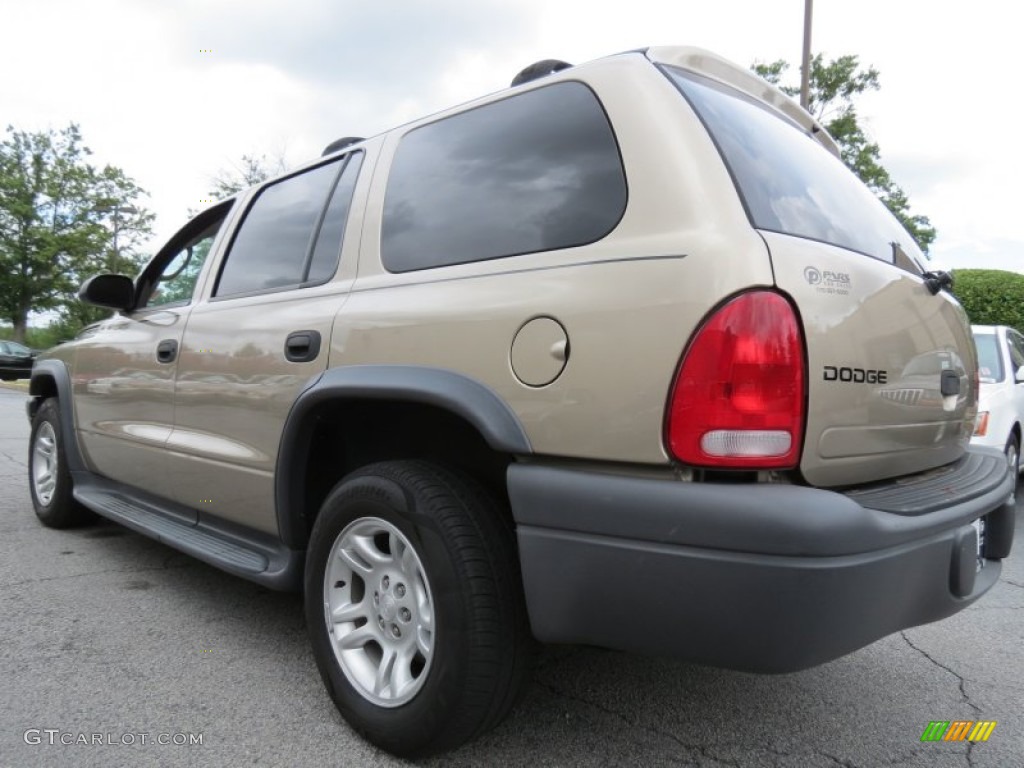Light Khaki Metallic 2003 Dodge Durango SXT Exterior Photo #71480942
