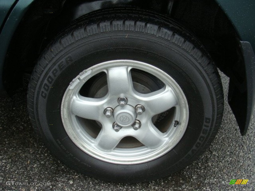 2000 RAV4 4WD - Deep Jewel Green / Gray photo #14