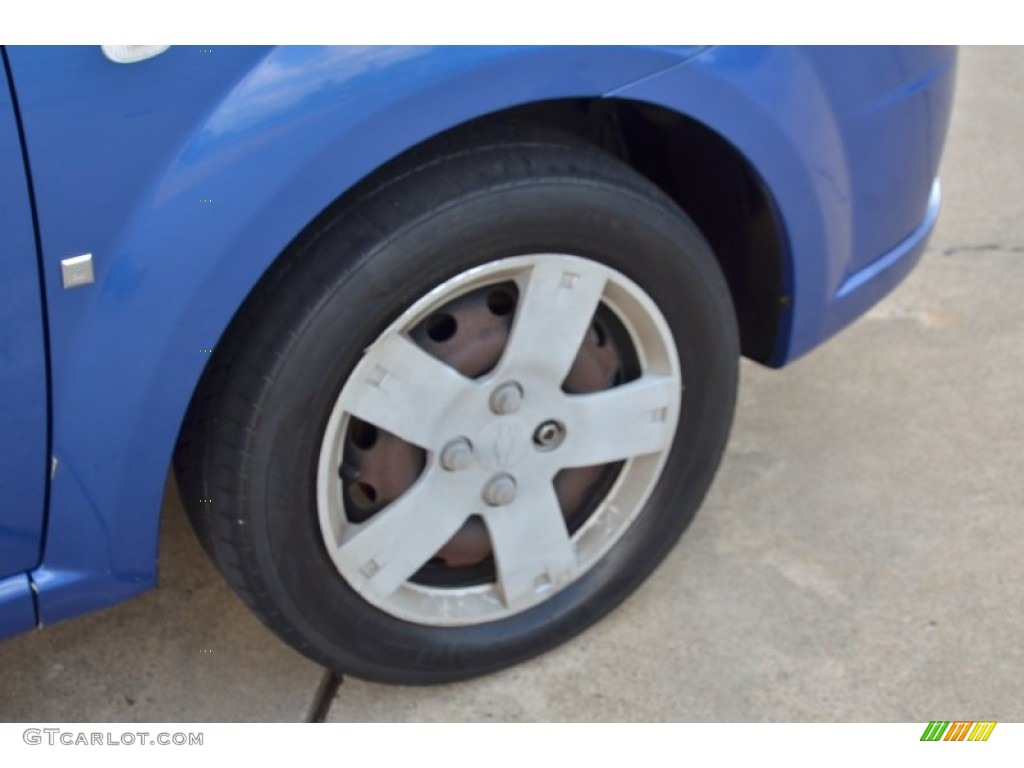 2008 Aveo LS Sedan - Bright Blue Metallic / Charcoal photo #7