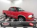 2001 Victory Red Chevrolet S10 LS Extended Cab  photo #1