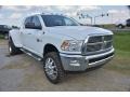 Bright White 2012 Dodge Ram 3500 HD Big Horn Mega Cab 4x4 Dually Exterior