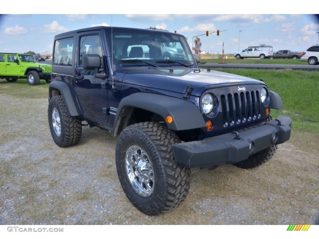 2013 Wrangler Sport 4x4 - True Blue Pearl / Black photo #9