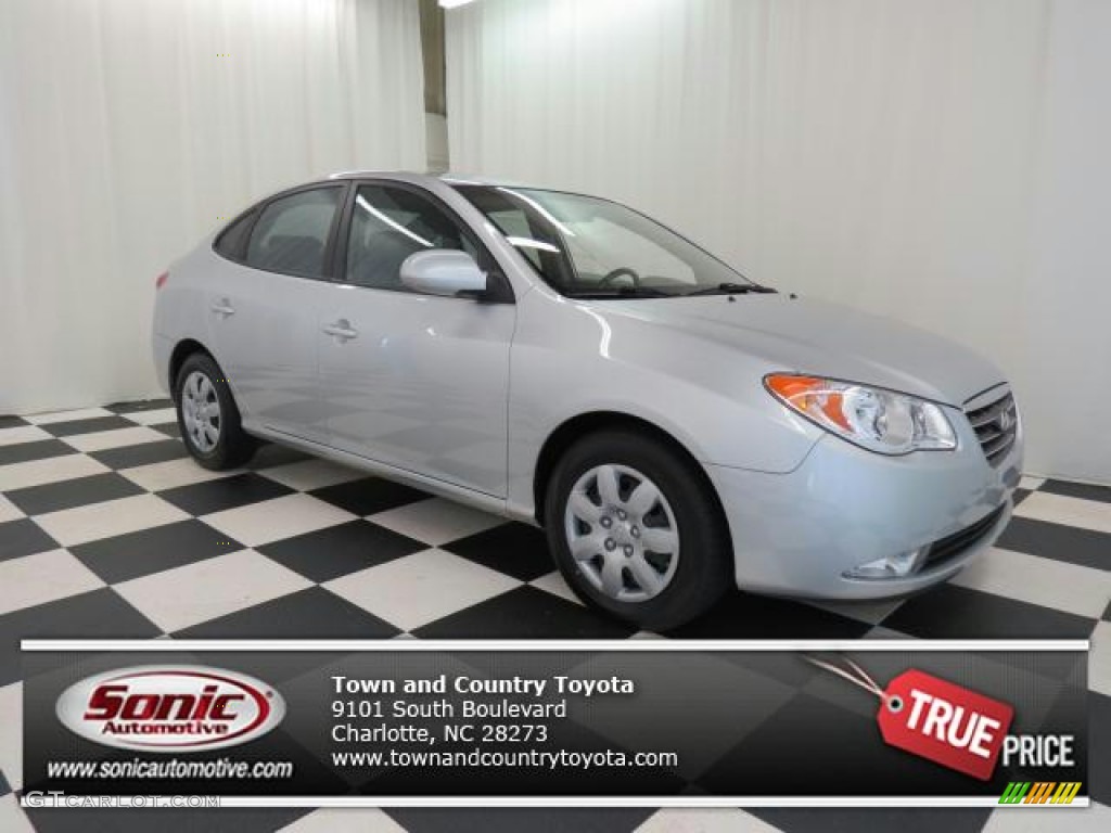 2009 Elantra GLS Sedan - Quicksilver / Gray photo #1