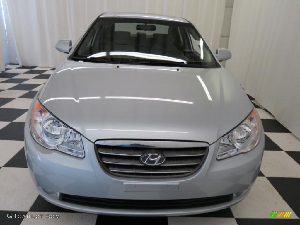 2009 Elantra GLS Sedan - Quicksilver / Gray photo #2