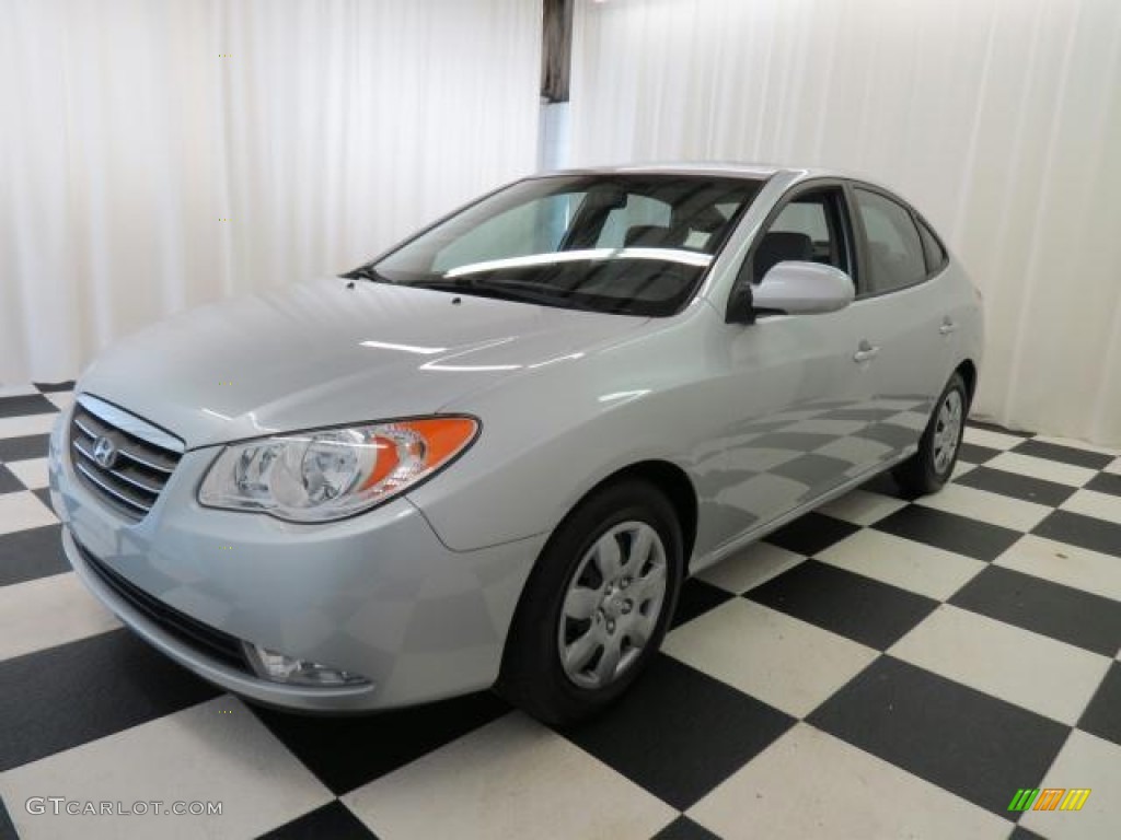 2009 Elantra GLS Sedan - Quicksilver / Gray photo #3