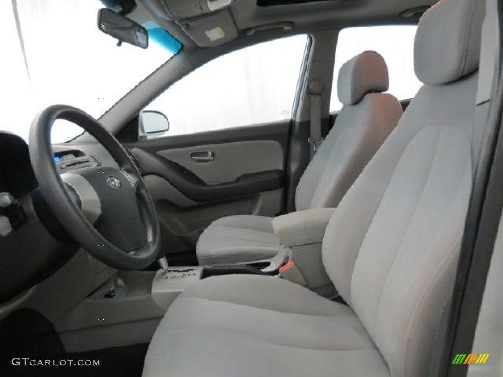 2009 Elantra GLS Sedan - Quicksilver / Gray photo #8