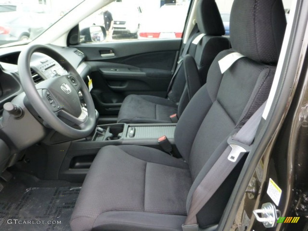 Black Interior 2013 Honda CR-V EX AWD Photo #71486252
