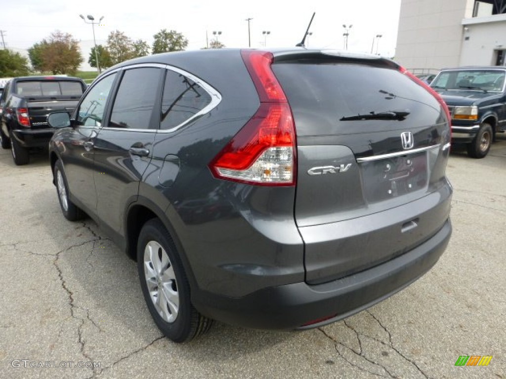 2013 CR-V EX AWD - Polished Metal Metallic / Gray photo #2