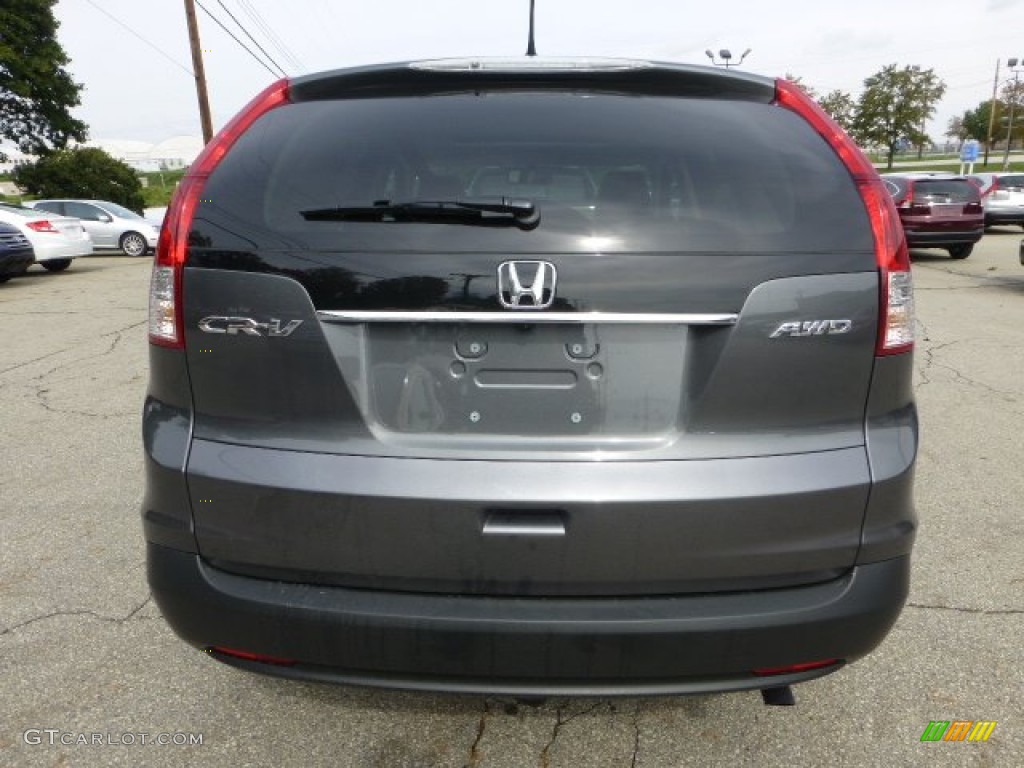 2013 CR-V EX AWD - Polished Metal Metallic / Gray photo #3