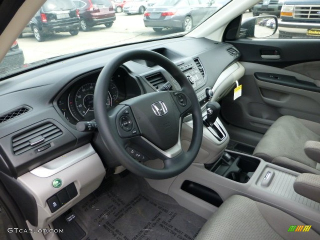 2013 CR-V EX AWD - Polished Metal Metallic / Gray photo #15
