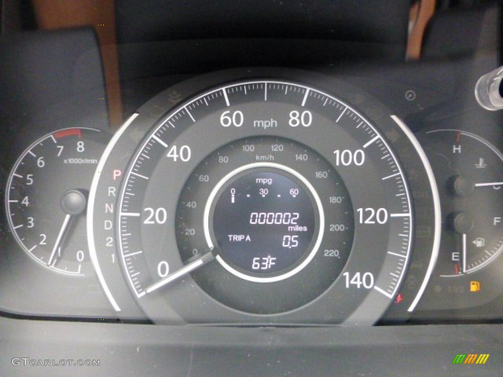 2013 CR-V EX AWD - Polished Metal Metallic / Gray photo #19