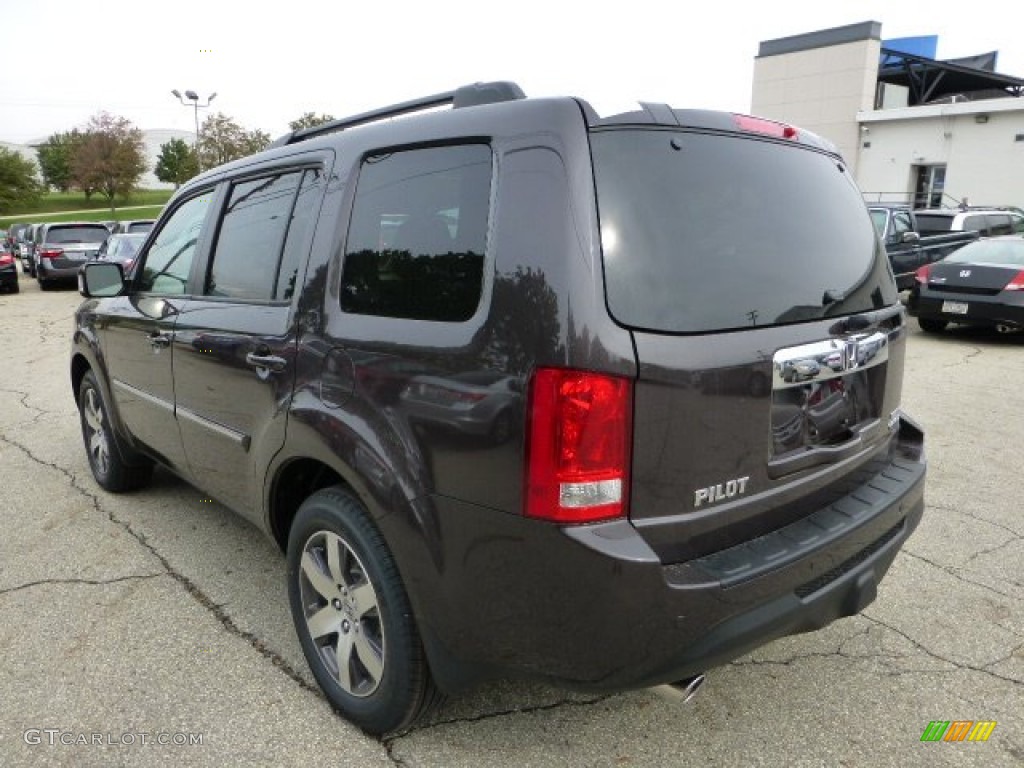 Dark Amber Metallic 2013 Honda Pilot Touring 4WD Exterior Photo #71486885