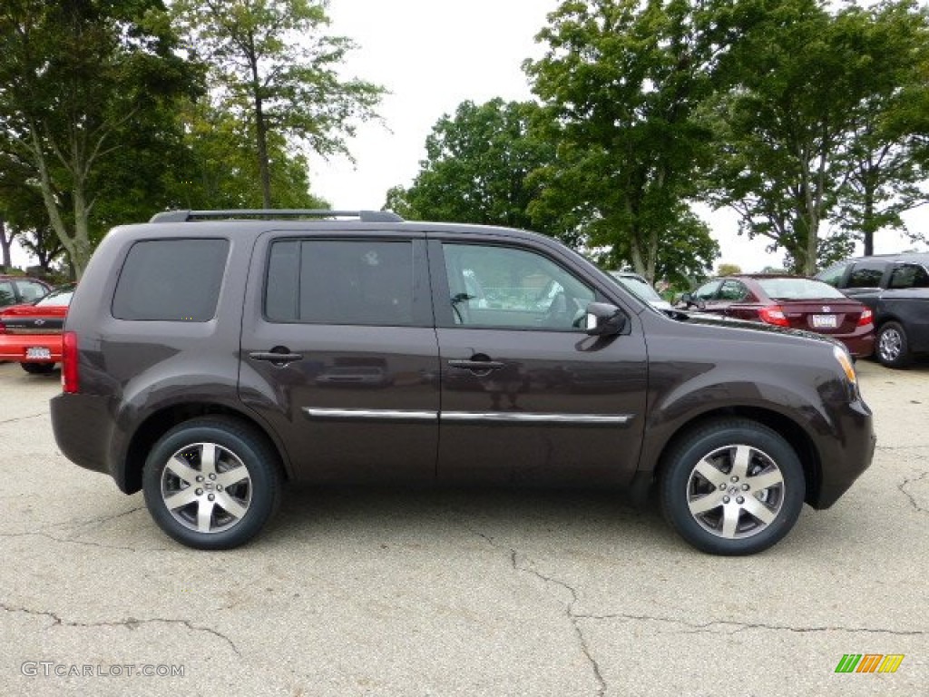 Dark Amber Metallic 2013 Honda Pilot Touring 4WD Exterior Photo #71486912