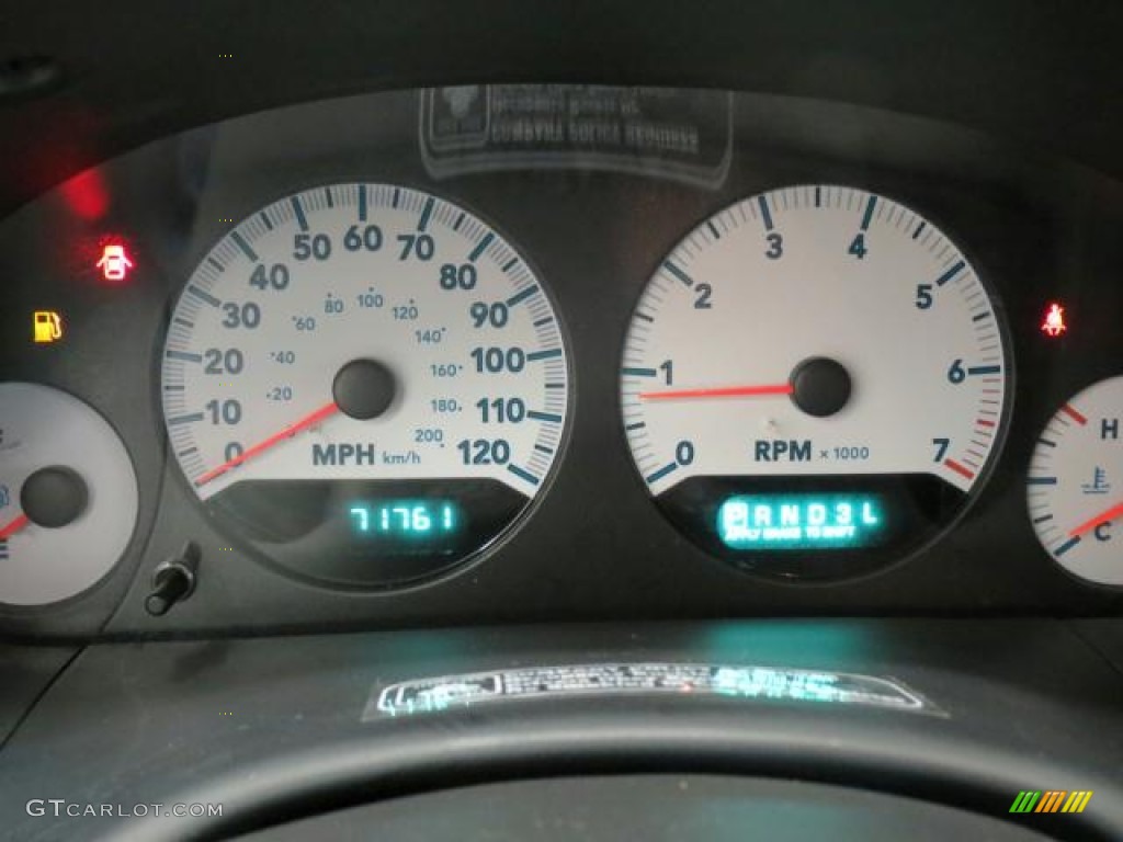 2007 Dodge Grand Caravan SE Gauges Photo #71486951