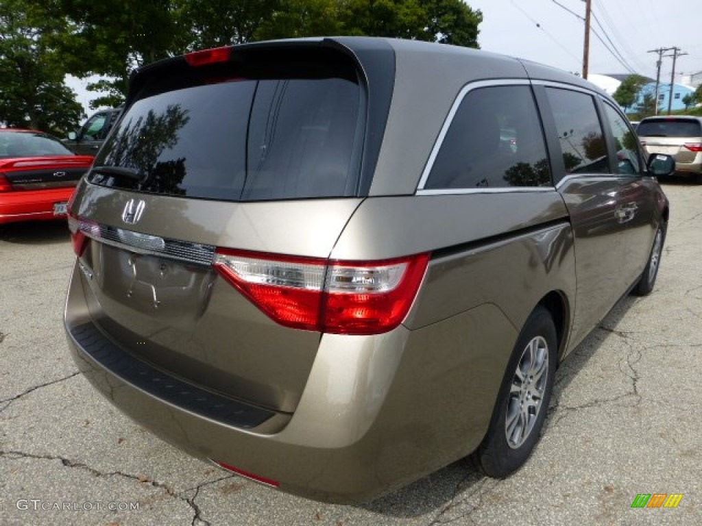 2013 Odyssey EX-L - Smokey Topaz Metallic / Beige photo #4