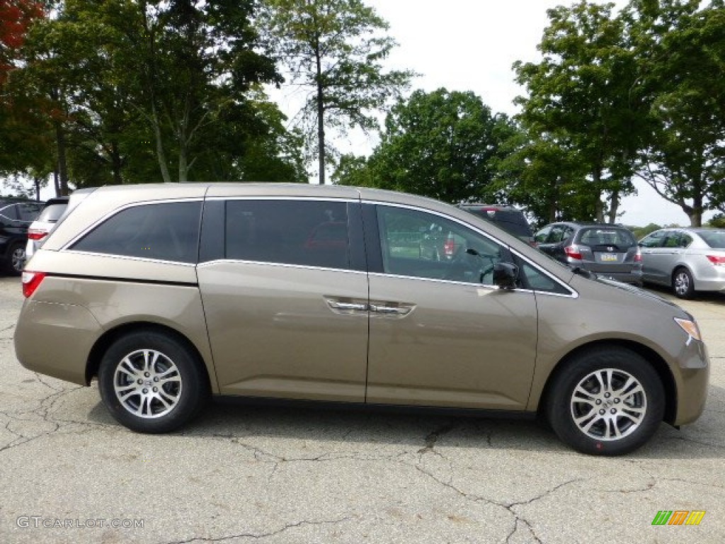 Smokey Topaz Metallic 2013 Honda Odyssey EX-L Exterior Photo #71487104