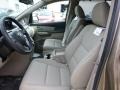 Front Seat of 2013 Odyssey EX-L