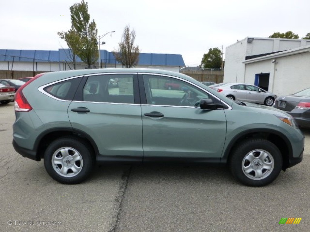 2012 CR-V LX 4WD - Opal Sage Metallic / Black photo #5