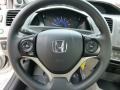 Alabaster Silver Metallic - Civic LX Coupe Photo No. 16