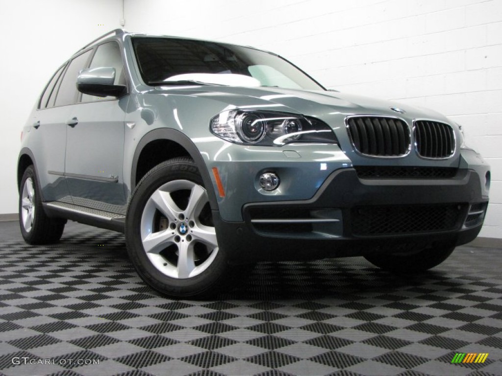 Mineral Green Metallic 2007 BMW X5 3.0si Exterior Photo #71488445
