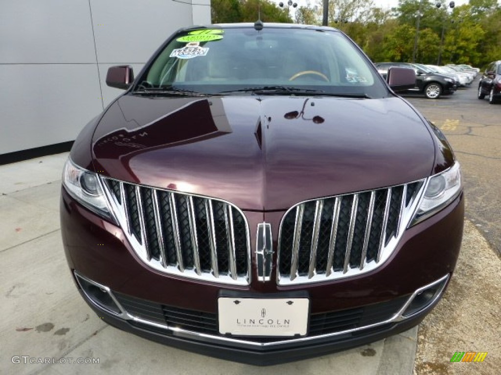 2011 MKX AWD - Bordeaux Reserve Red Metallic / Medium Light Stone photo #8